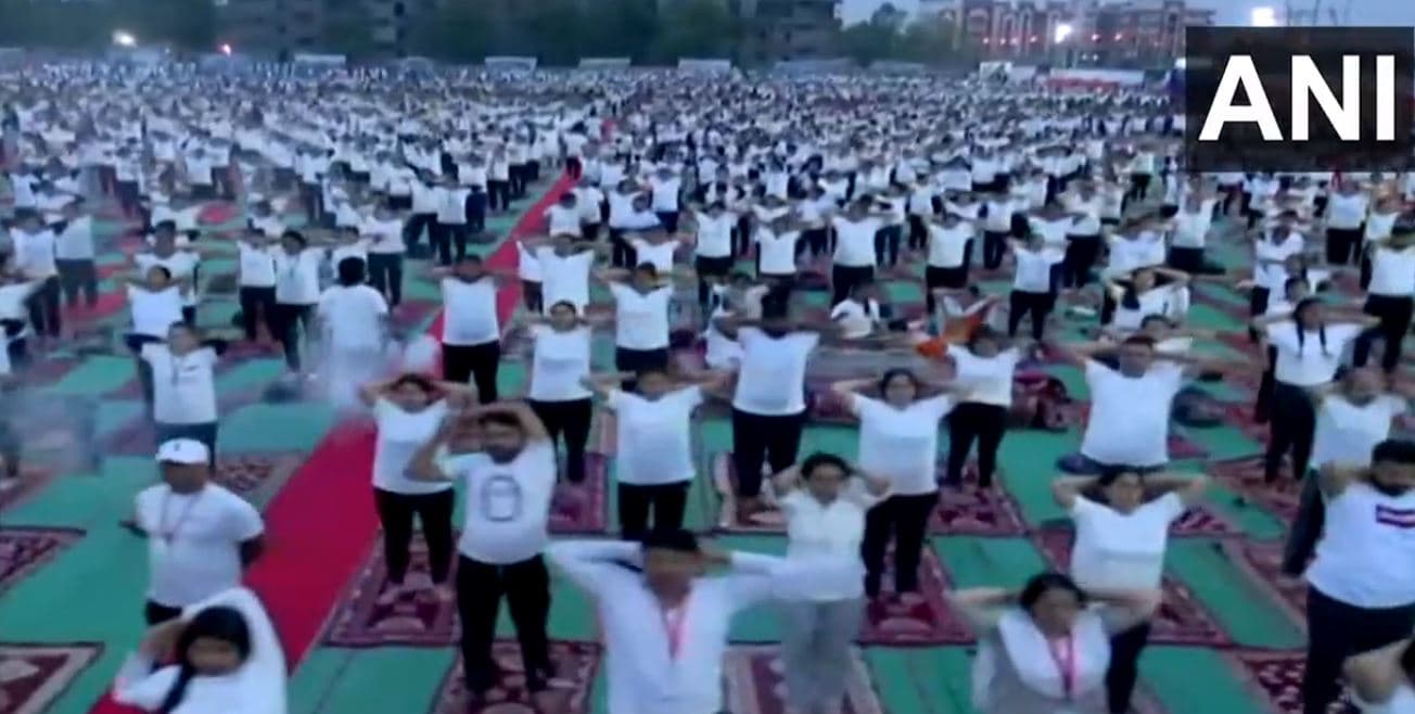 international yoga day uttarakhand cm dhami performs yoga in haridwar 1 – The News Mill