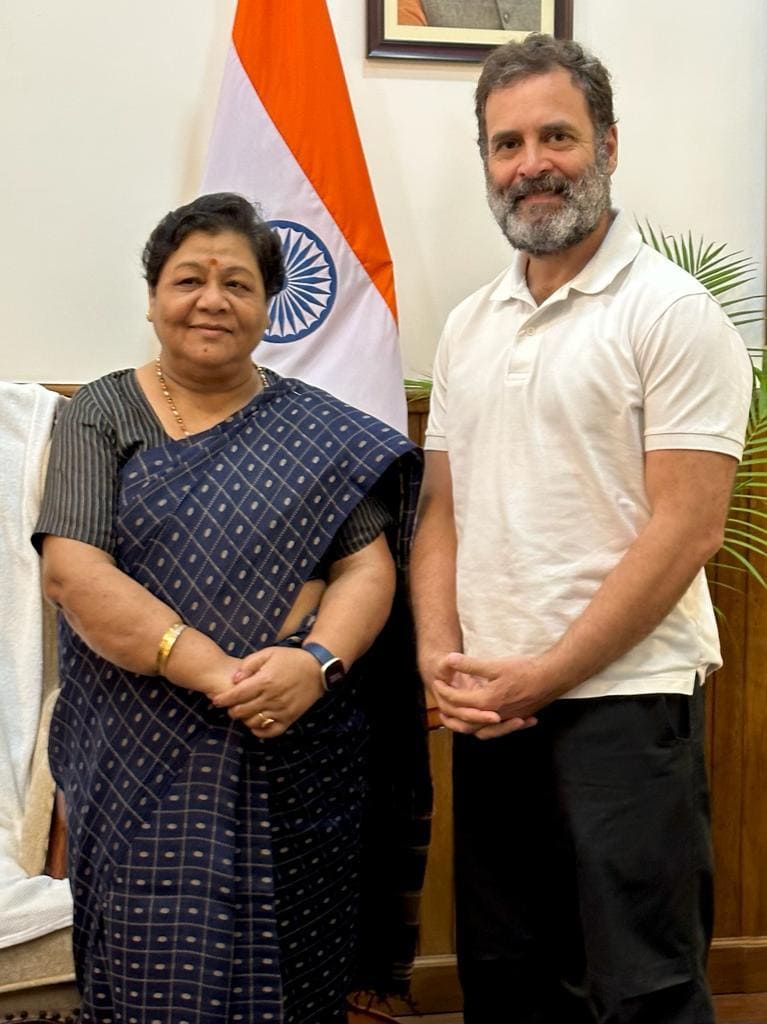 manipur needs peace rahul gandhi after meeting governor anusuiya uikey in imphal 1 – The News Mill