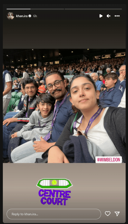 aamir khan attends wimbledon 2023 final with daughter ira son junaid – The News Mill