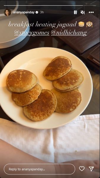ananya panday shares jugaad for heating pancakes 1 – The News Mill