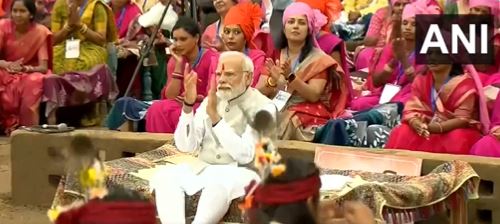 pm modi attends cultural programme in mps pakaria 1 – The News Mill