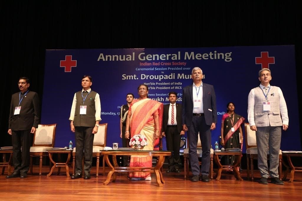 president murmu presides over annual general meeting of indian red cross society 1 – The News Mill