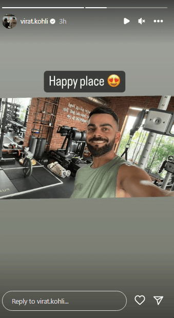 virat kohli gears up for the upcoming asia cup 2023 shares his happy place in insta story – The News Mill