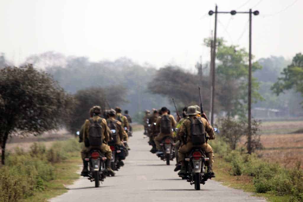Motorbikes Patrolling in a Double Row Patrol Formation – The News Mill