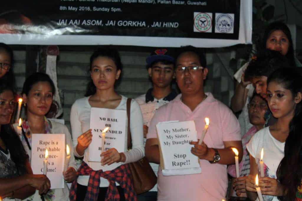 Celebrated Mountaineer Anshu Jamsemnpa and Miss Asia University Super Model Rewati Chetri joined the candle light assemble and addressed the masses – The News Mill