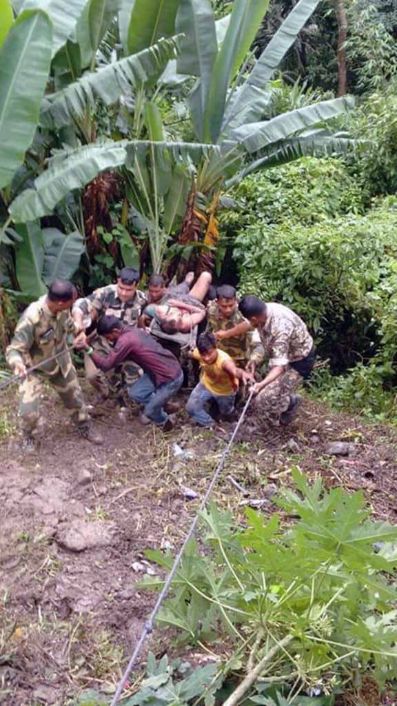 Army, police and local people have joined hands in rescue operations at the site of the bus mishap near Sonapur in #Meghalaya. So far, 38 persons have lost their lives in the horrific accident.