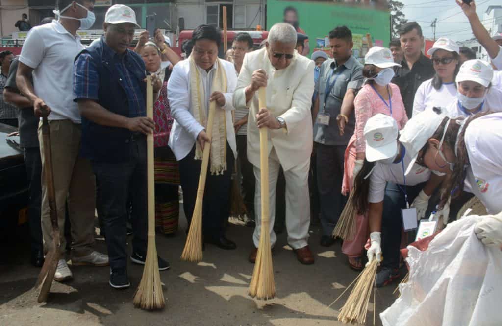 Meghalaya governor cleaning Polo Market in Shillong – The News Mill