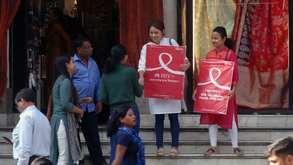 Handshake campaign for HIV AIDS awareness – The News Mill