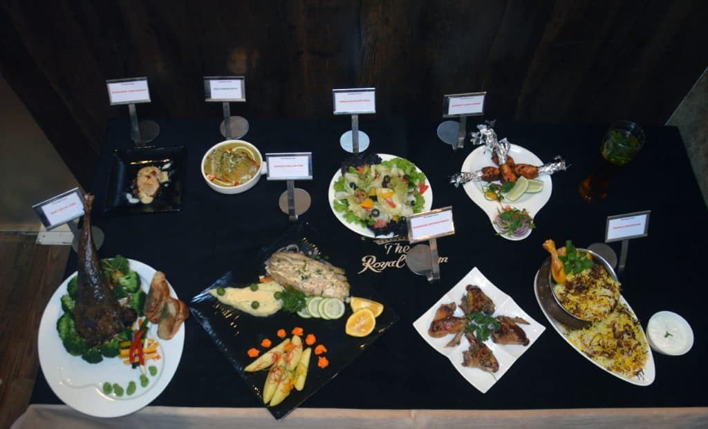 Food on display during the launch of The Royal Crown a luxury multi cuisine lounge in Guwahati on Friday – The News Mill