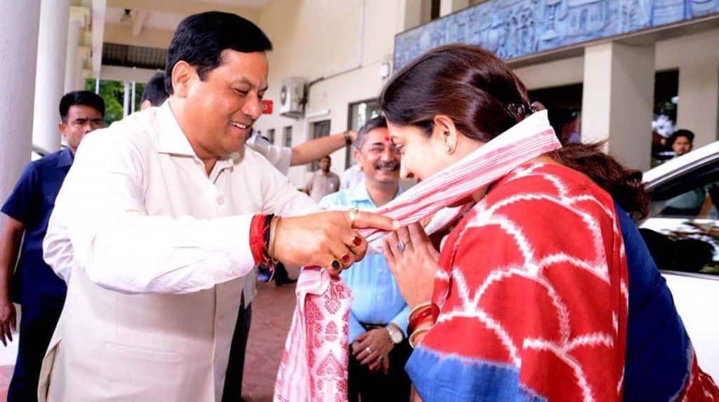 Sonowal with Smriti – The News Mill