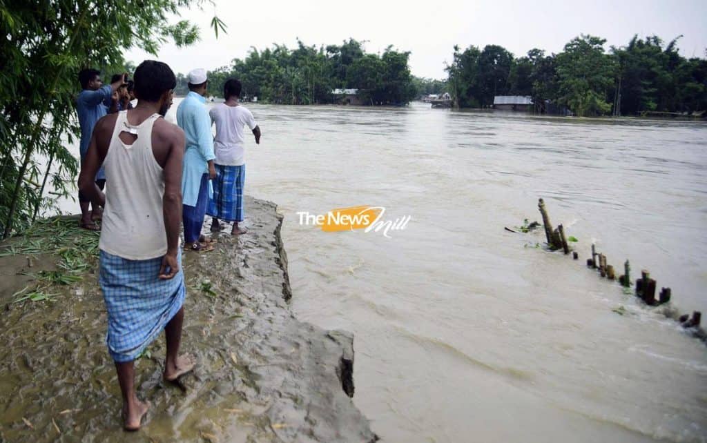 Brahmaputra river swallowed 4.27 lakh hectares of Assam land