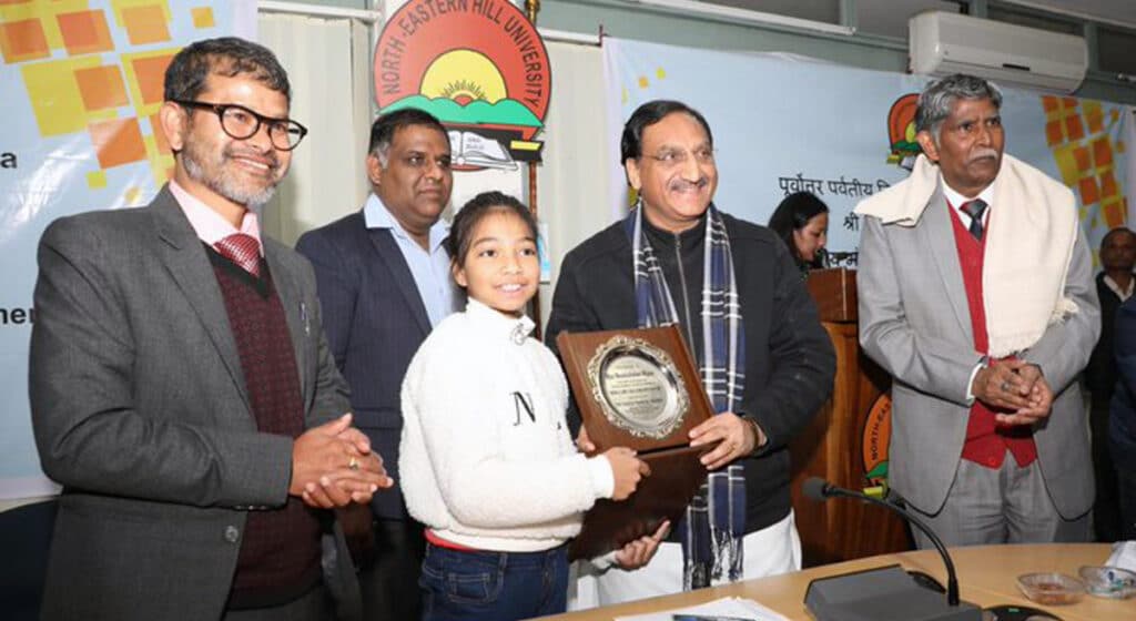 9 year old girl from Shillong felicitated by HRD minister for developing anti bullying app – The News Mill