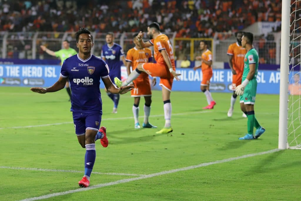 Lallianzuala Chhangte’s goal helped Chennaiyin FC cancel out FC Goa’s away goal advantage from the first leg of their Hero ISL Semi Final clash today – The News Mill