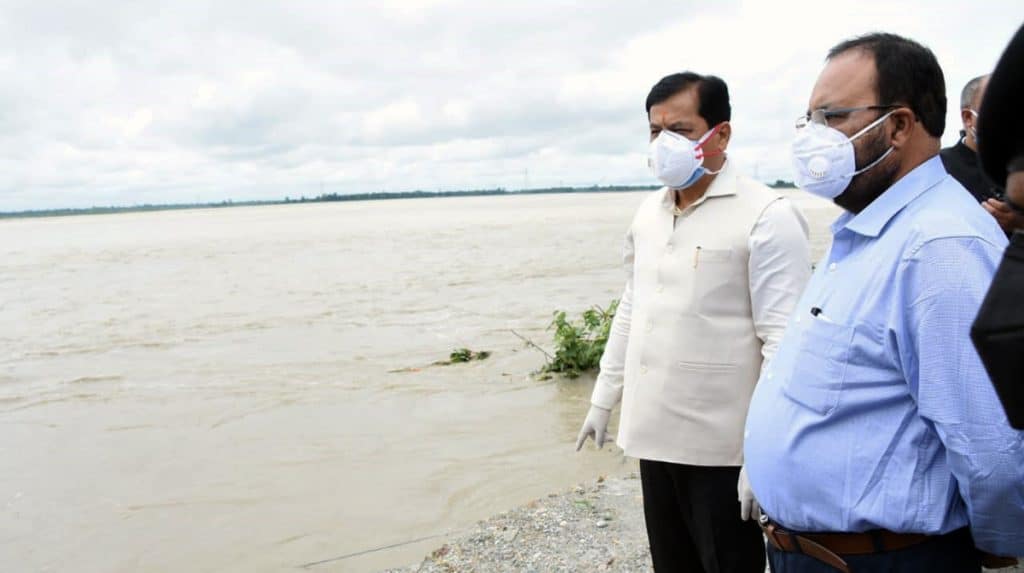 CM Sonowal visits flood affected areas – The News Mill