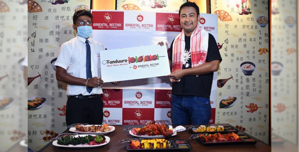 Actor Filmmaker Kenny Basumatary while unveiling the new tandoor section at Oriental Bistro on October 2 – The News Mill