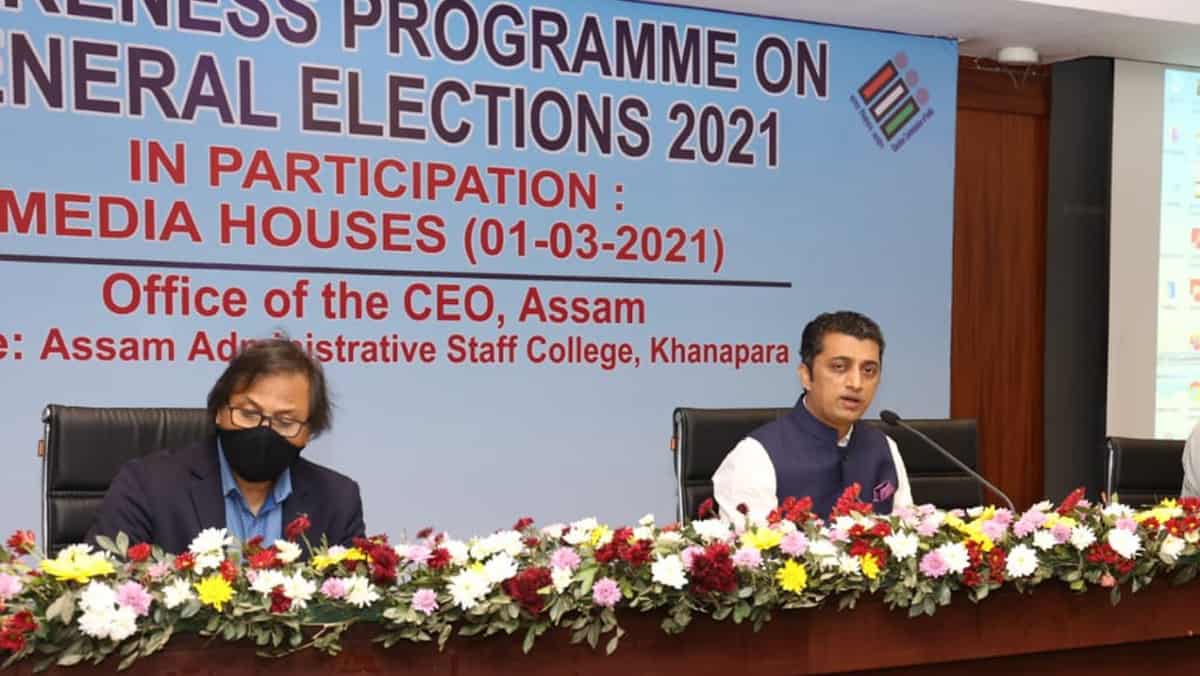 Assam Polls - CEO interacts with political parties, media