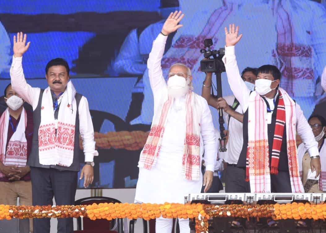 Modi warns voters of Congress 'lies' in poll-bound Assam