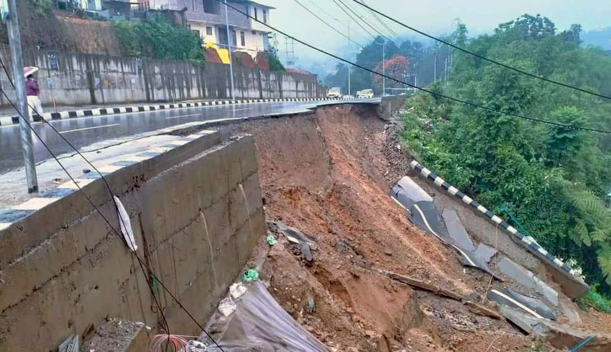 Smartcity Itanagar national highway landslide