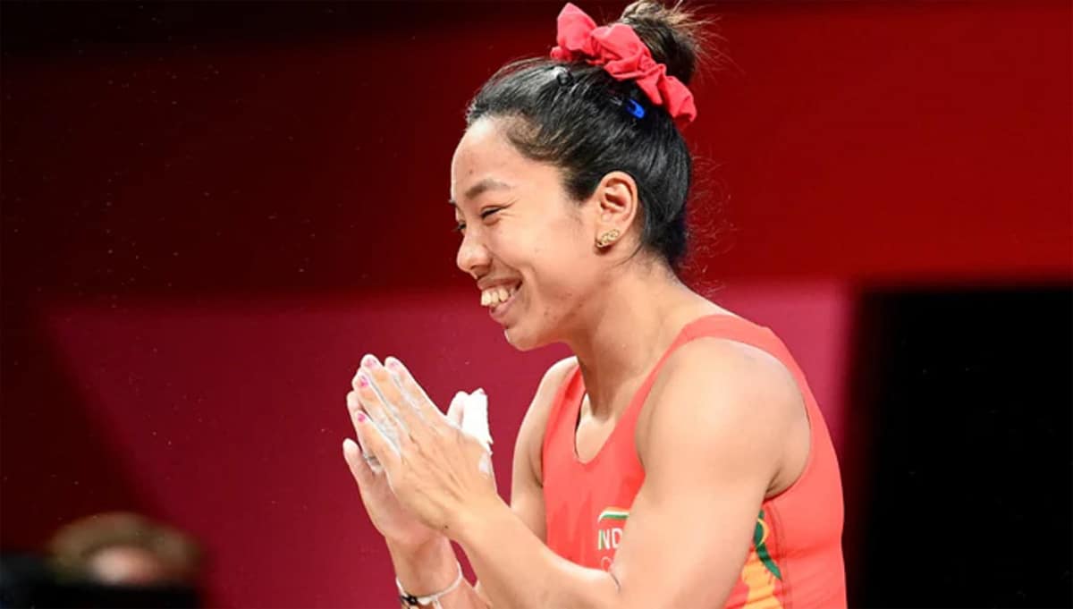 Mirabai Chanu at Tokyo Olympics