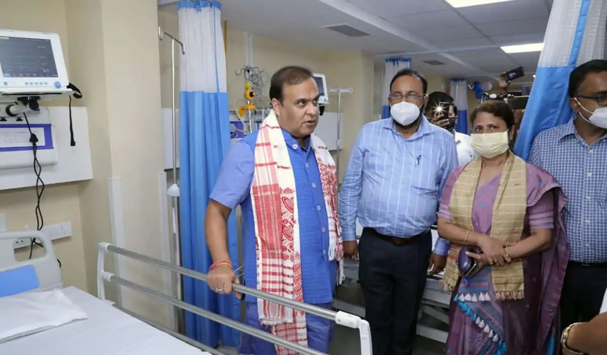 CM Sarma inaugurates 10-bedded ICU ward at Golaghat hospital