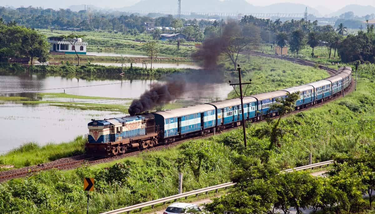 Passenger train services NF Railway - Agartala