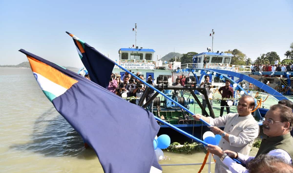 Assam CM flags off 4 catamaran vessels, launches e-ticketing for Umananda ferry service