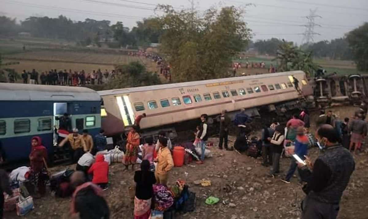 Bikaner-Guwahati express train accident