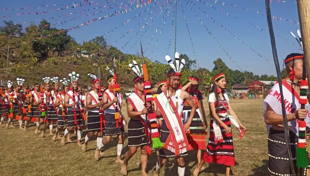 Liangmai Makhan village in Manipur celebrates 'Chagan phungjanbo Ngee' (2)