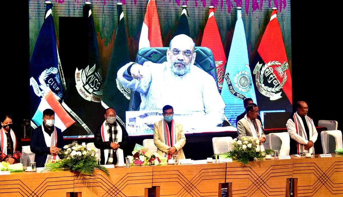 Union minister Amit Shah virtually inaugurates development projects in Manipur