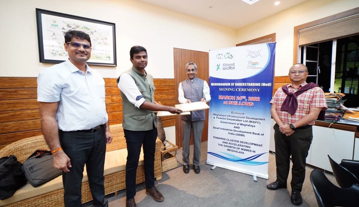 SIDBI joins hands with Meghalaya govt for development of MSME ecosystem