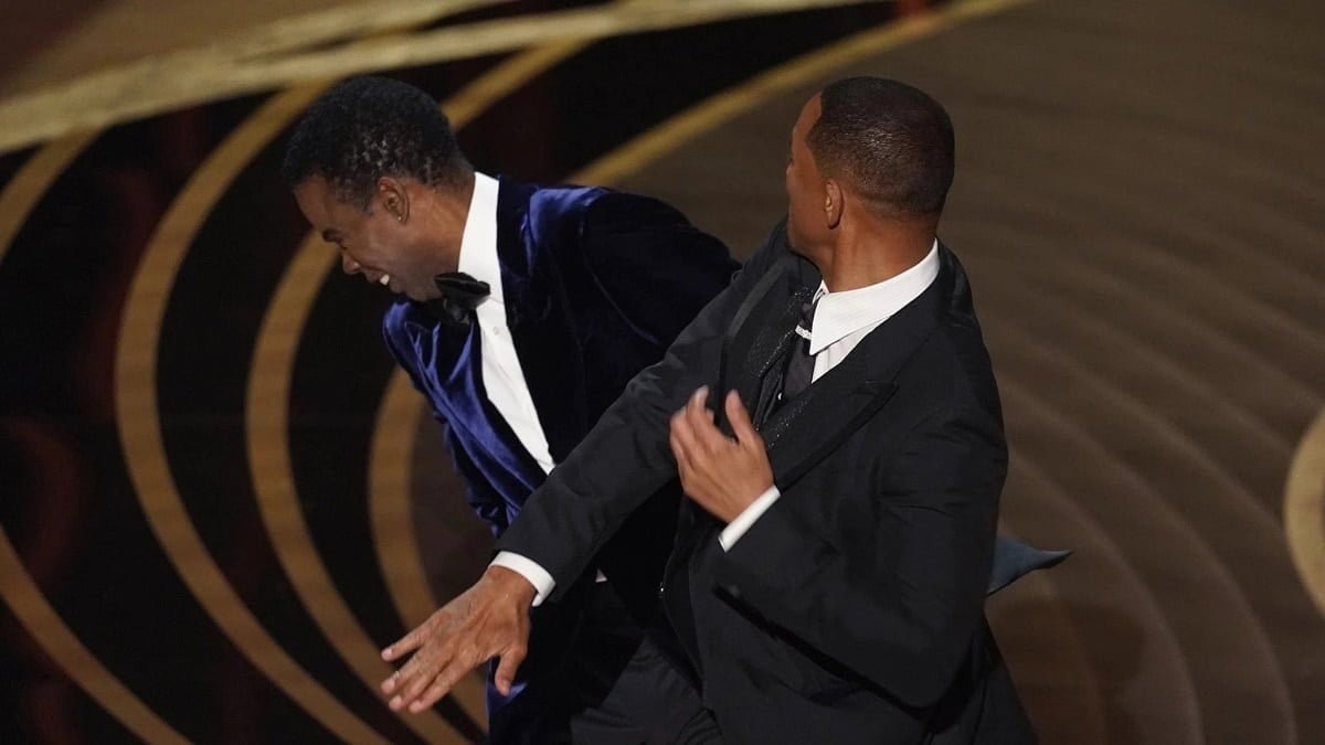 Will Smith ‘smacks’ Chris Rock for Jada remark at Oscar Awards