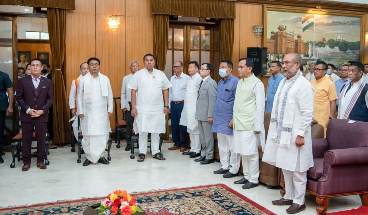 Biren Singh expands his ministry, six new ministers take oath