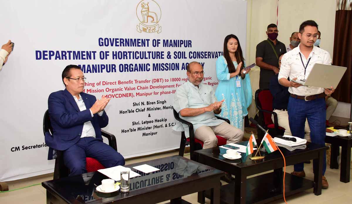 CM Biren Singh rolls out direct benefit transfer for 18,000 farmers in Manipur