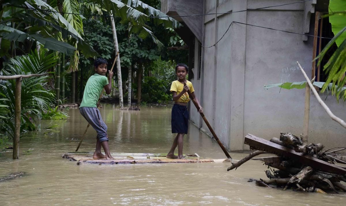 Flood Assam Nagaon