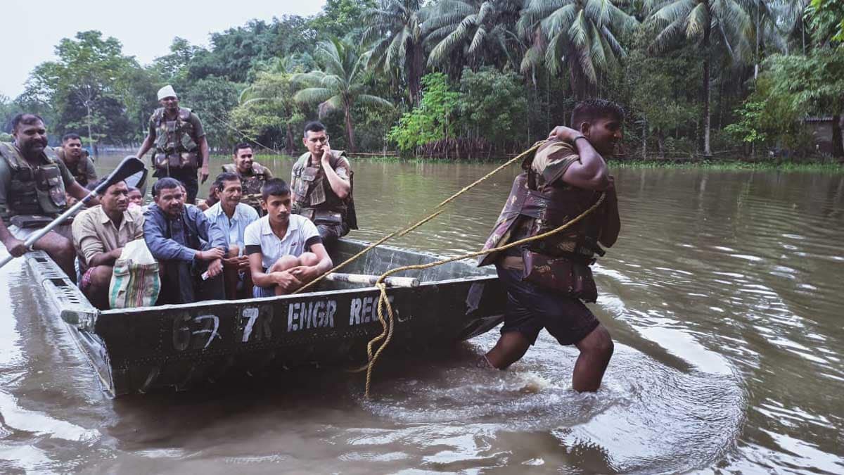 Gajraj Corps Flood Assam