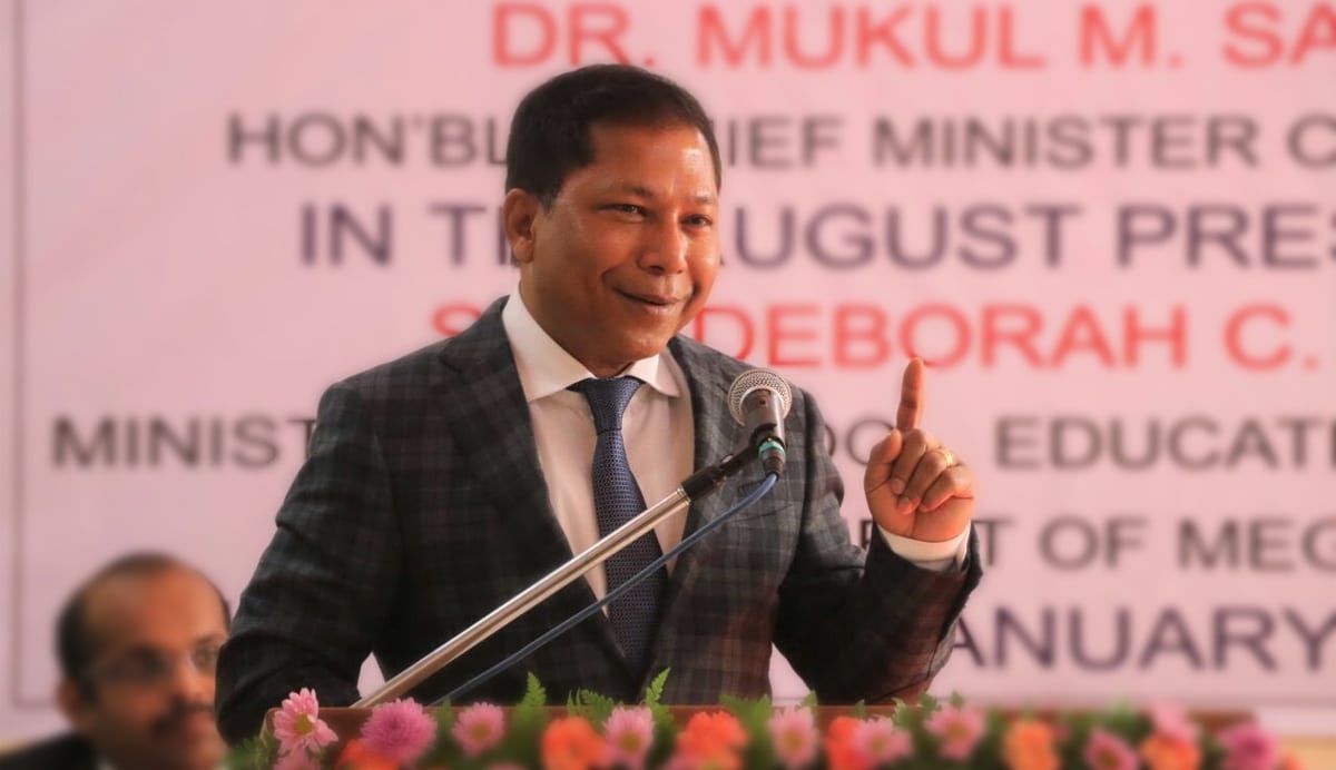 Meghalaya leader Mukul Sangma