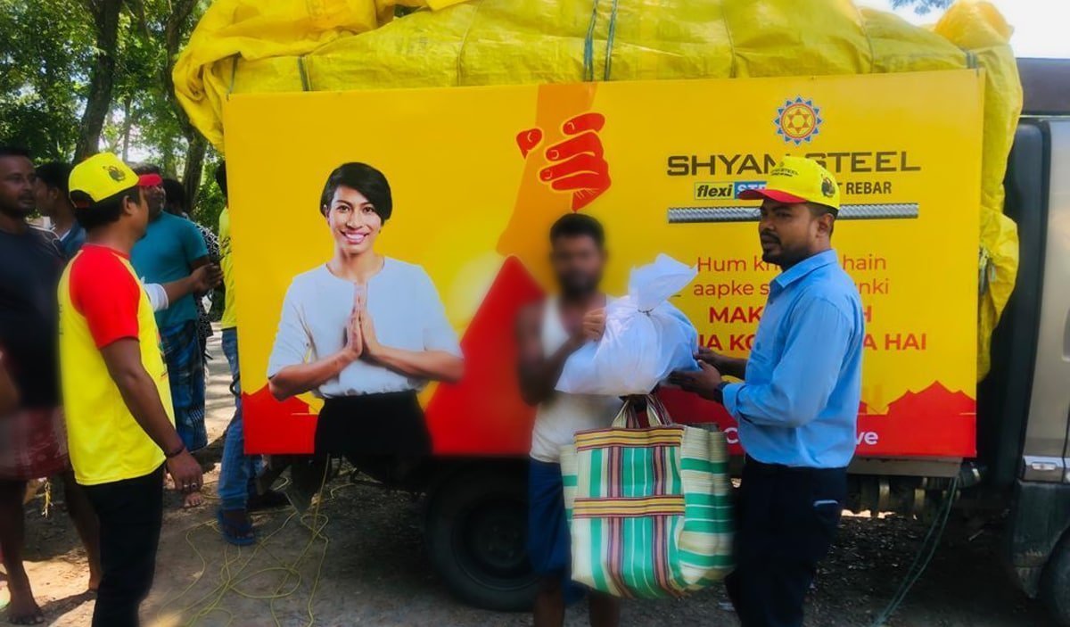 Shyam Steel extends relief aid to communities affected by the floods in Assam