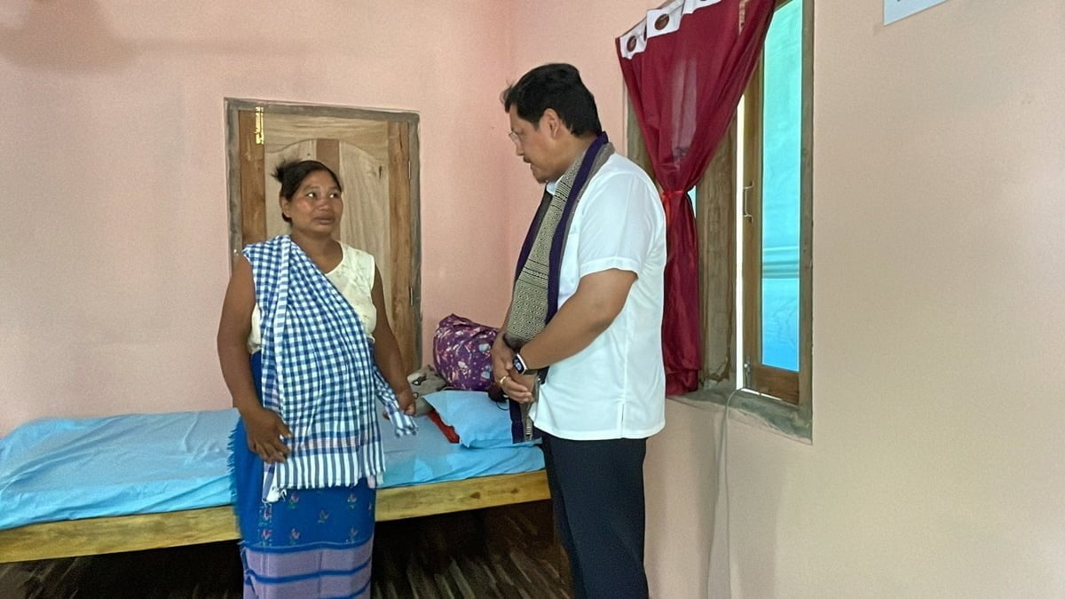 Meghalaya CM Conrad Sangma in West Garo Hills district on August 12