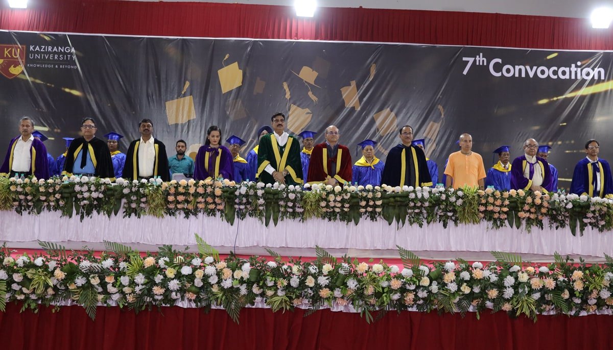 7th convocation ceremony Assam Kaziranga University