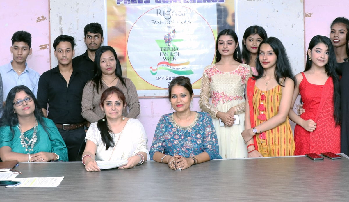Press conference at Agartala on September 18 announcing Tripura Fashion Week on September 24