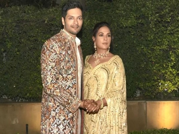 ali fazal richa chadha dazzle in traditional attire at their pre wedding cocktail party – The News Mill