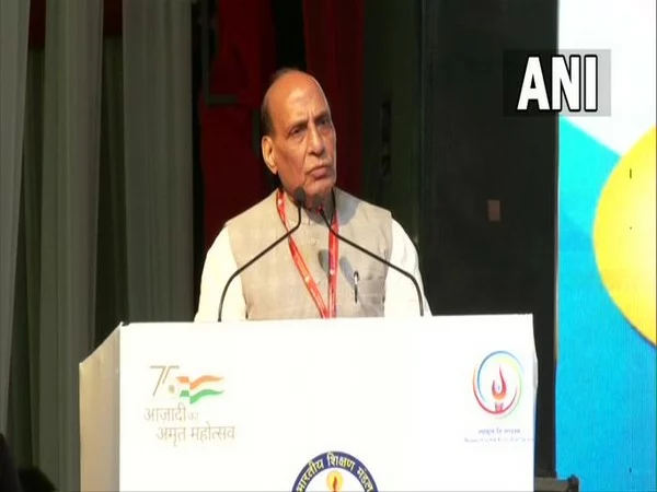 we believe in peace but if provoked india will give befitting reply rajnath jpg – The News Mill