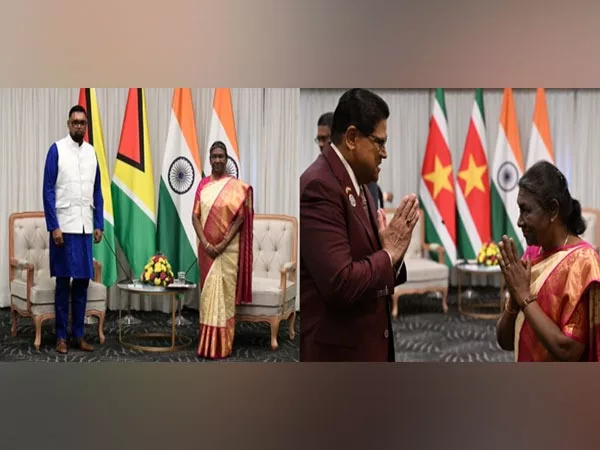 president murmu meets counterparts from suriname guyana on sidelines of pravasi bharatiya divas in indore jpg – The News Mill
