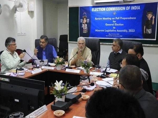 eci officials hold review meeting for upcoming mizoram assembly elections – The News Mill