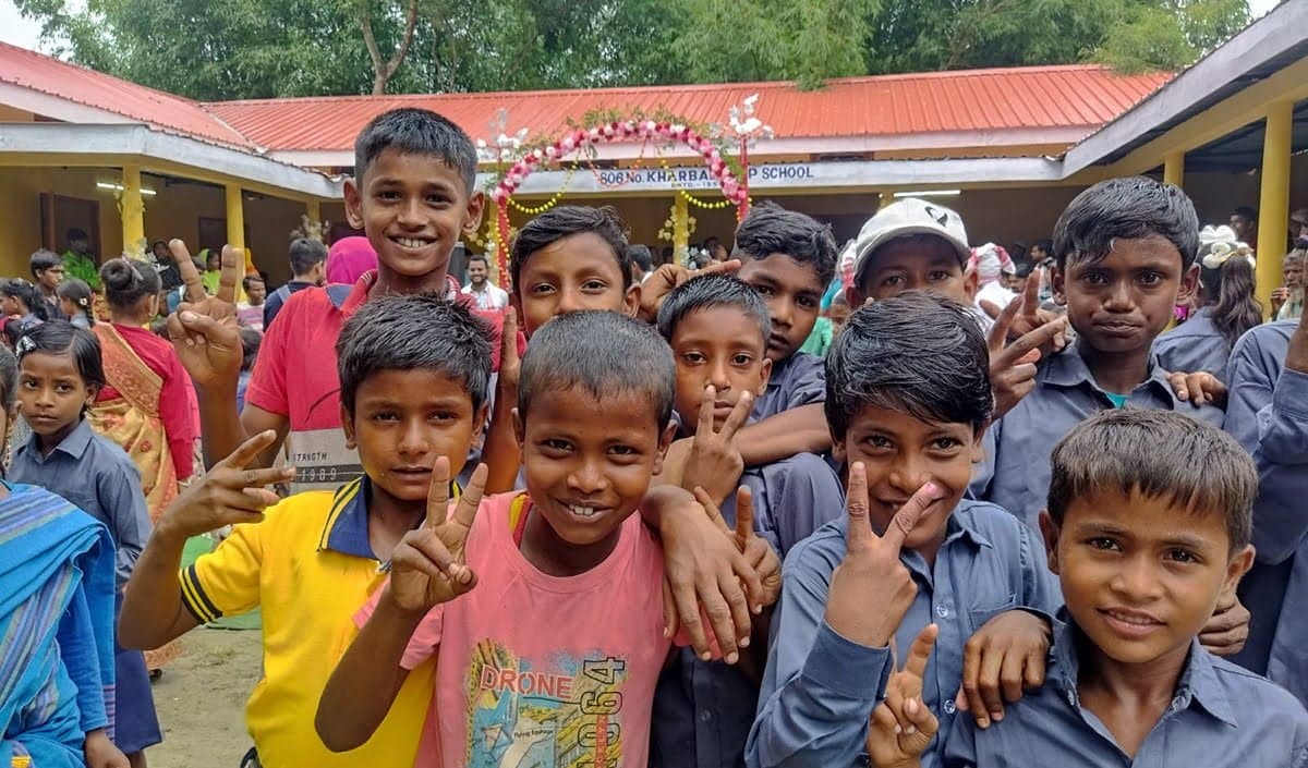 Group Legrand India reconstructs flood-ravaged school in Barpeta