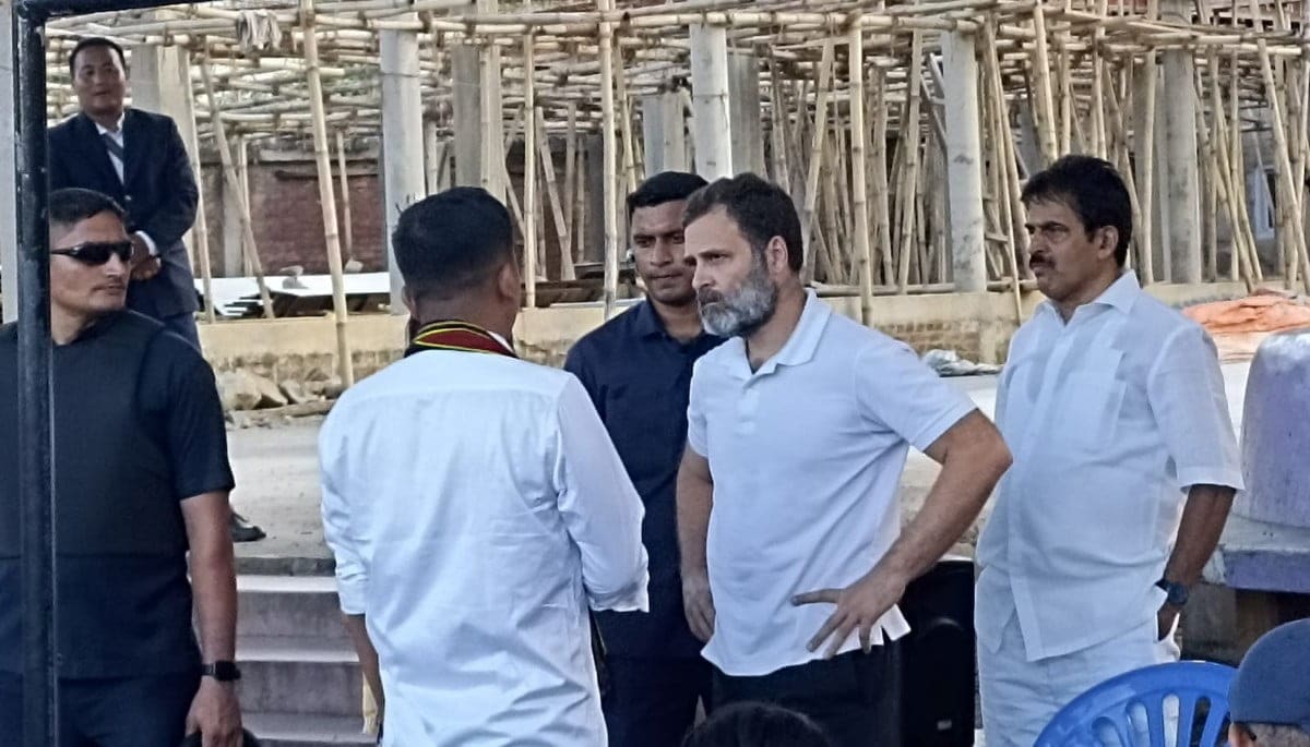 Rahul Gandhi visits strife-torn Manipur, listens to people's problems