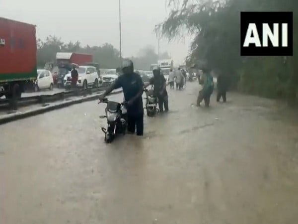 delhi gurugram expressway waterlogged after heavy downpour traffic jam for up to 5 km – The News Mill