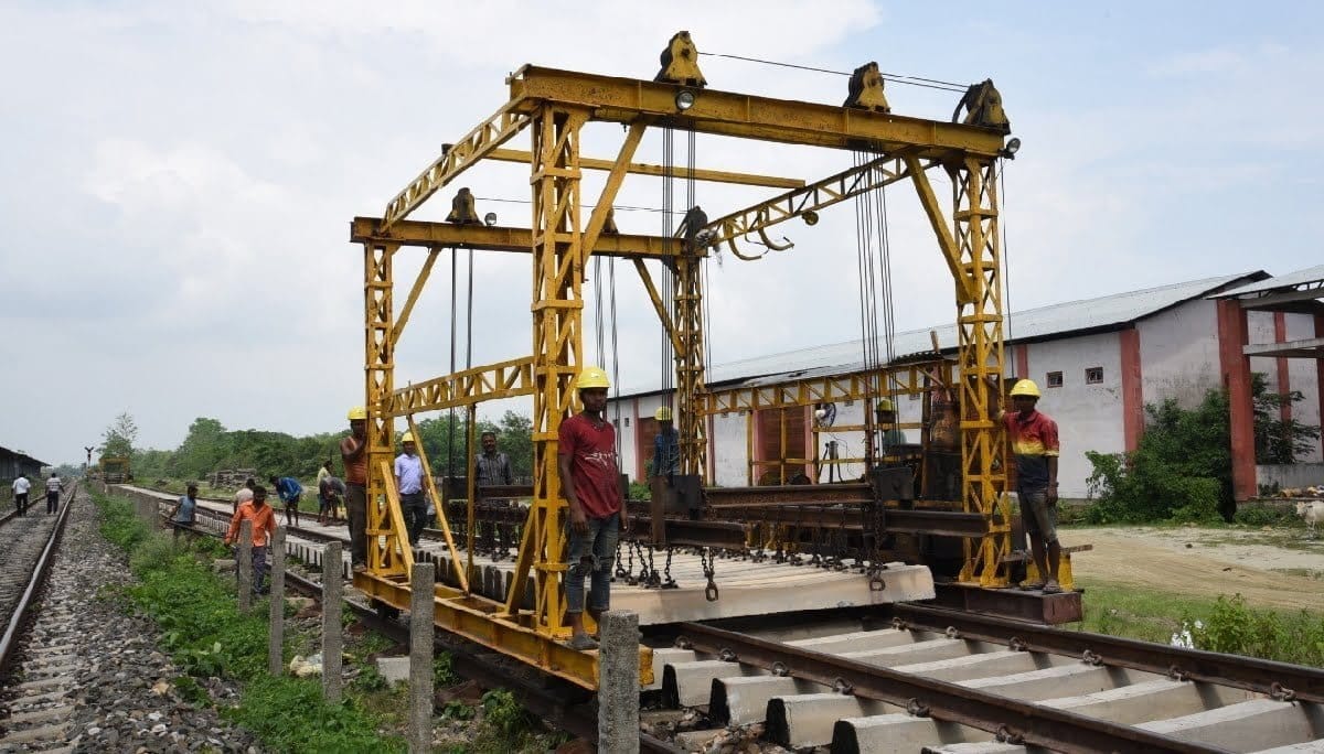 NF Railway undertakes several track renewal works