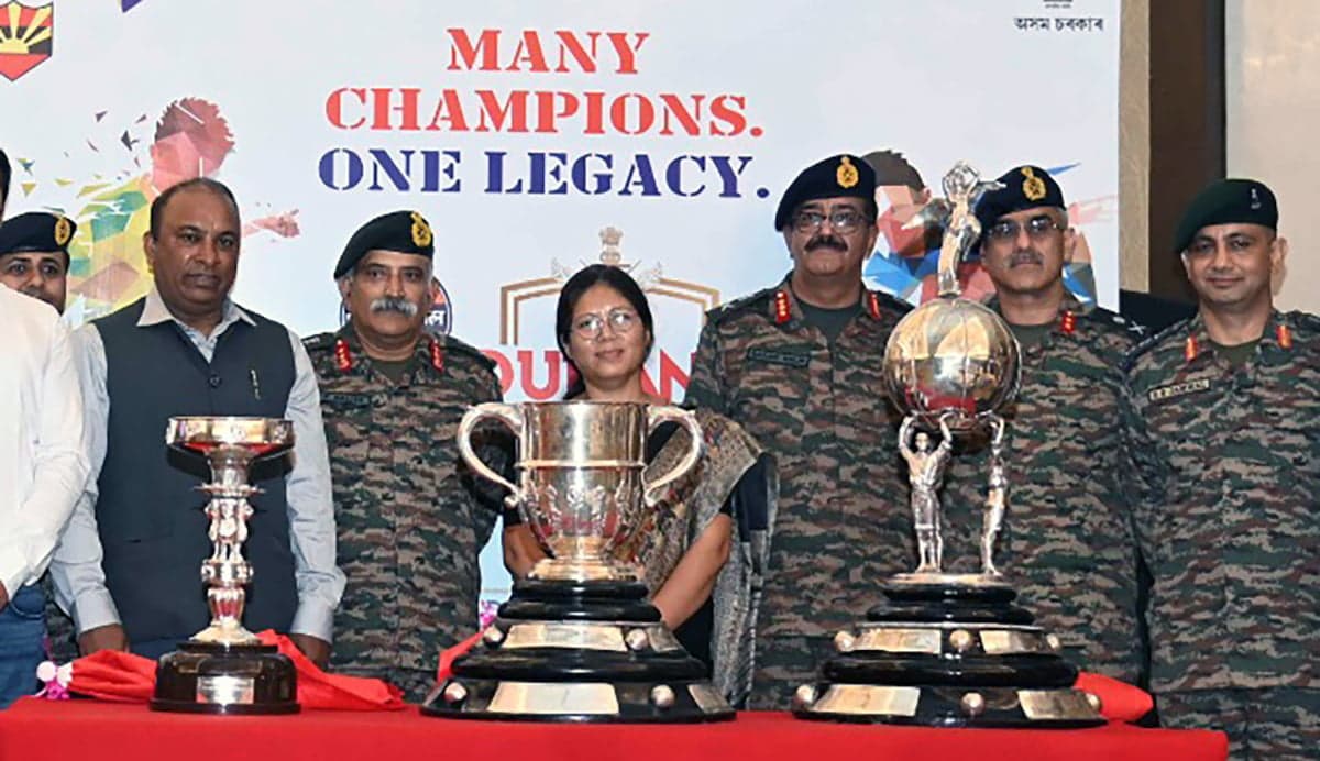 Durand Cup trophies unveiled in host city Guwahati