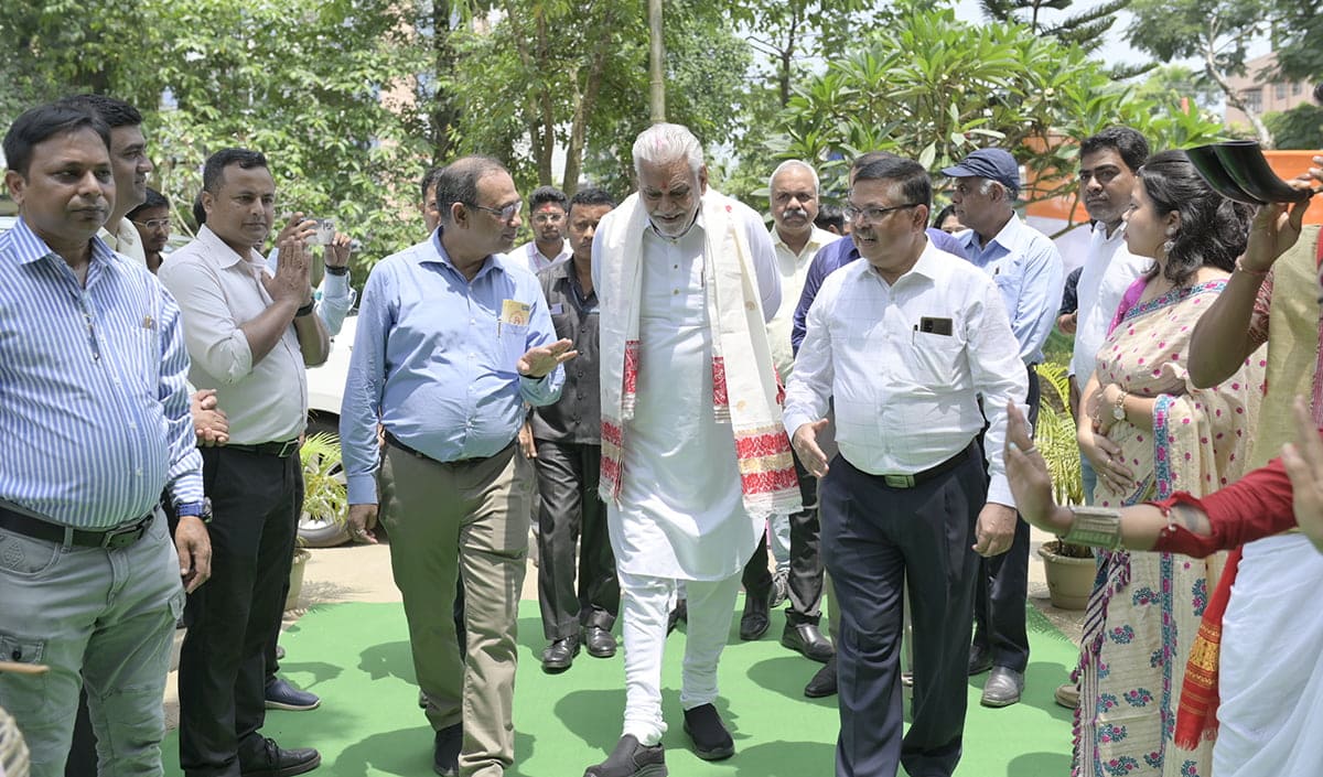 Union minister Parshottam Rupala visits Purabi Dairy plant in Guwahati